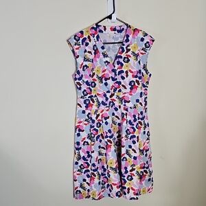 Boden Multicolor Floral Mini Dress